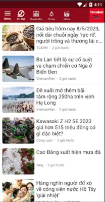 Tin Nóng 24h - Đọc Báo Mới Hay android App screenshot 0