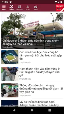 Tin Nóng 24h - Đọc Báo Mới Hay android App screenshot 3